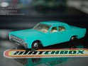 Matchbox Car Linconl Continental  Blue